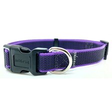 Nobleza obojok z pogumovaného popruhu 2,5 x 45 - 60 cm fialový